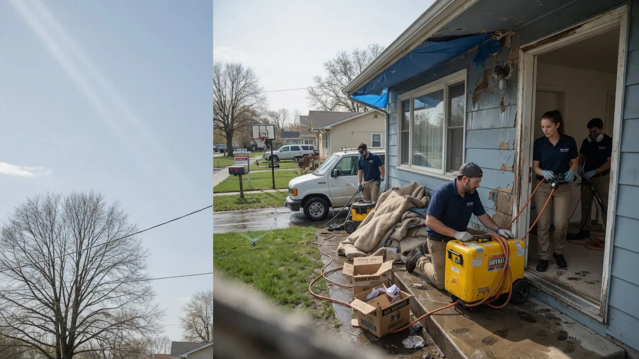 Basement Flood Cleanup in New Ross, IN near me